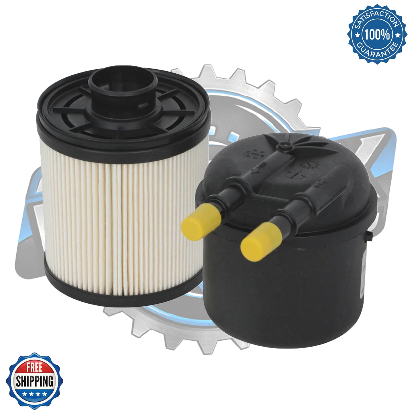 Genuine Motorcraft FD-4615 Fuel Filter Kit | OEM Replacement for Ford 6.7L Powerstroke Diesel