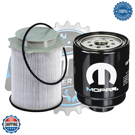 Mopar 6.7L Cummins Diesel Fuel Filter Kit (68157291AA & 68197867AB) — Genuine OEM Maintenance Set for Ram 2500, 3500, 4500, 5500 (2013-2024)