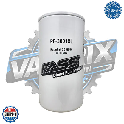 FASS PF‑3001XL XL Fuel Particulate Filters – 2‑Pack Premium Extended Life Diesel Replacement
