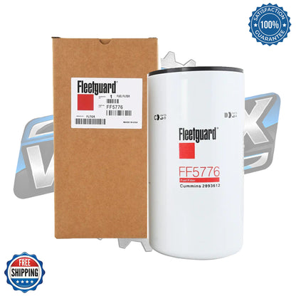 Genuine Fleetguard FF5776 Fuel Filter (Pack of 6) | OEM Secondary Filter for Cummins 6.7L Diesel