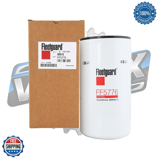 Genuine Fleetguard FF5776 Fuel Filter (Pack of 6) | OEM Secondary Filter for Cummins 6.7L Diesel