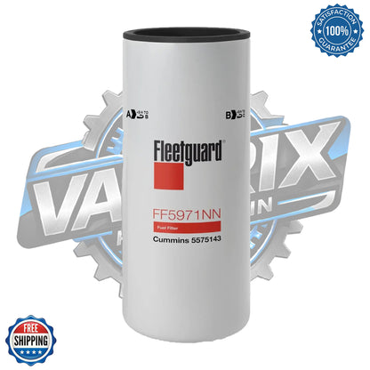 Genuine Fleetguard FF5971NN Fuel Filter (Pack of 6) | OEM NanoNet® Technology for Cummins 6.7L