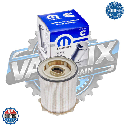 Genuine Mopar 68065608AA Fuel Filter (MO-608) | OEM Engine-Mounted Filter for Ram 6.7L Cummins