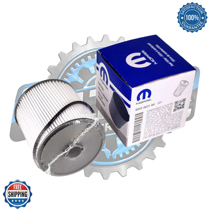 Genuine Mopar 68436631AA Fuel Water Separator Filter | OEM MO-631 for Ram 6.7L Cummins & 3.0L EcoDiesel