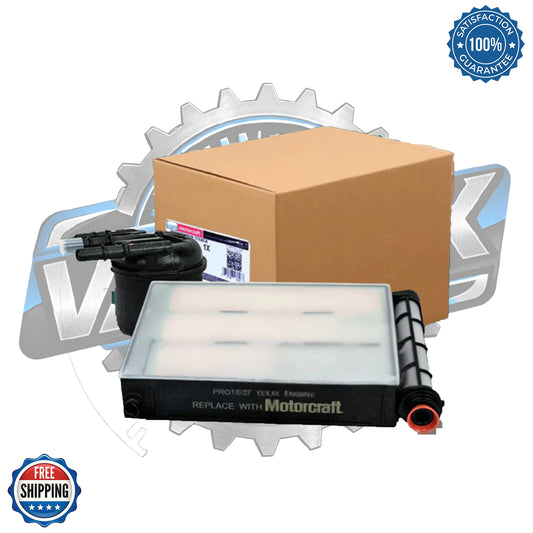 Motorcraft FD-4647 Diesel Fuel Filter Kit — Genuine OEM Fuel & Water Separator Set for 2017–2026 Ford F-250, F-350, F-450 Super Duty 6.7L Powerstroke