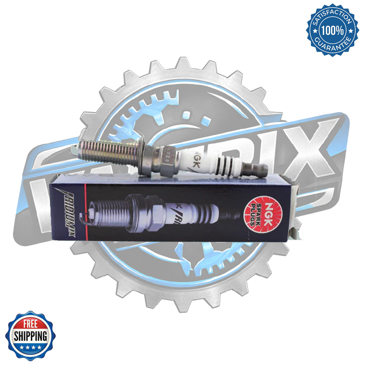 NGK 93501 Laser Iridium Spark Plugs IFR5E11 (Pack of 4)